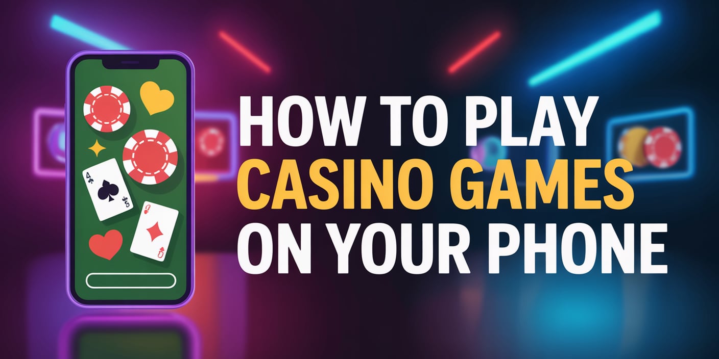 How to play casino games on your phone